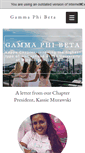 Mobile Screenshot of gammaphibetaumn.com